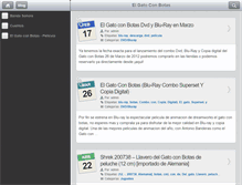 Tablet Screenshot of elgatoconbotas.com